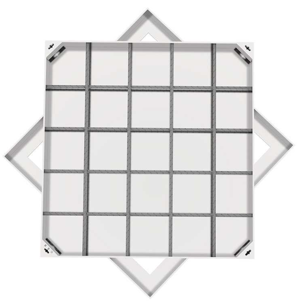 北流不锈钢方井展示